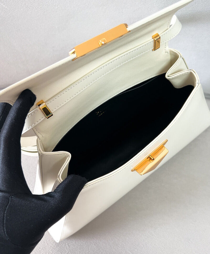 Prada Medium Brushed Leather Handbag 1BD343